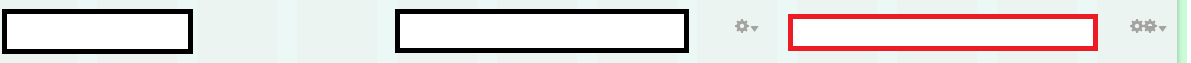 cog missing from view pane